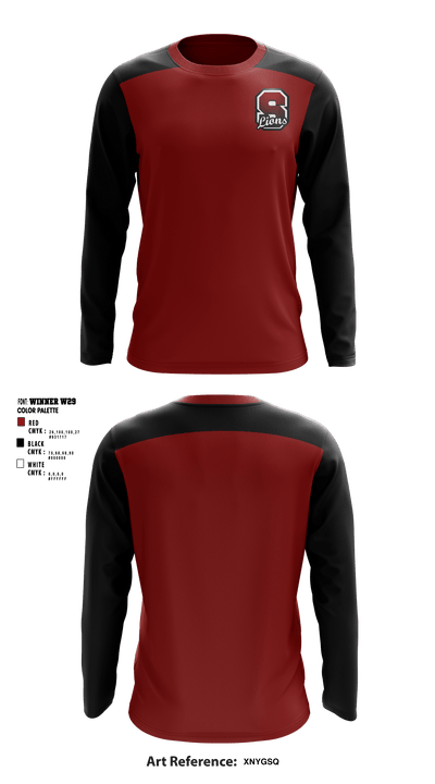 Swink High School 11493254 Long Sleeve Performance Shirt - 1