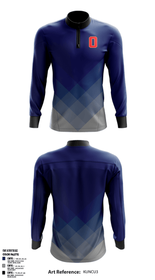 Quarter Zip Jacket, Orland Jr. Trojans, Spirit Store, Teamtime, Team time, sublimation, custom sports apparel, team uniforms, spirit wear, spiritwear, sports uniforms, custom shirts, team store, custom team store, fundraiser sports, apparel fundraiser