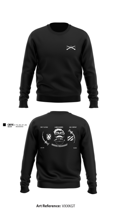 1st PLT/Able Co/3-121 IN 16473062 Crew Neck Sweatshirt - 3