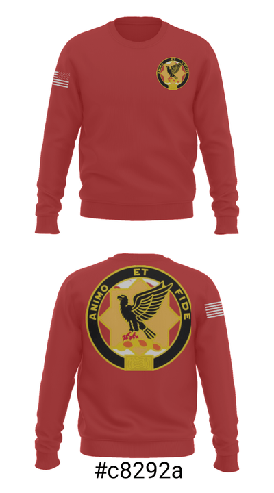 1st Squadron, 1st Cavalry Regiment 7988197 Crew Neck Sweatshirt - 7