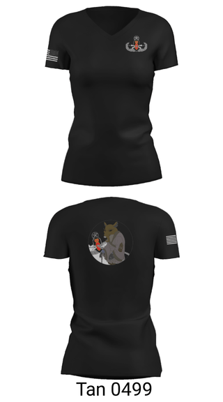 Women's Short Sleeve Vneck Shirt, , Army, Teamtime, Team time, sublimation, custom sports apparel, team uniforms, spirit wear, spiritwear, sports uniforms, custom shirts, team store, custom team store, fundraiser sports, apparel fundraiser