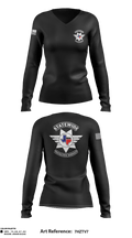 Statewide Protective Services 12538999 Women's Long Sleeve V-neck Shirt - 1