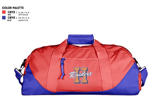 Duffle Bag, William Henry Harrison High School Cheer, Cheer, Teamtime, Team time, sublimation, custom sports apparel, team uniforms, spirit wear, spiritwear, sports uniforms, custom shirts, team store, custom team store, fundraiser sports, apparel fundraiser