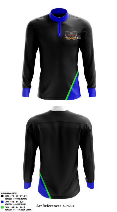 DieselOutlaws.of.va 45583650 Quarter Zip Jacket - 1