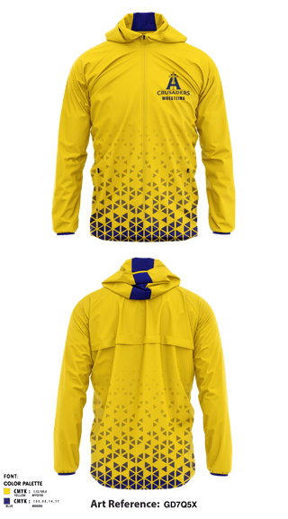 Windbreaker, Althoff Catholic High School Wrestling, Wrestling, Teamtime, Team time, sublimation, custom sports apparel, team uniforms, spirit wear, spiritwear, sports uniforms, custom shirts, team store, custom team store, fundraiser sports, apparel fundraiser