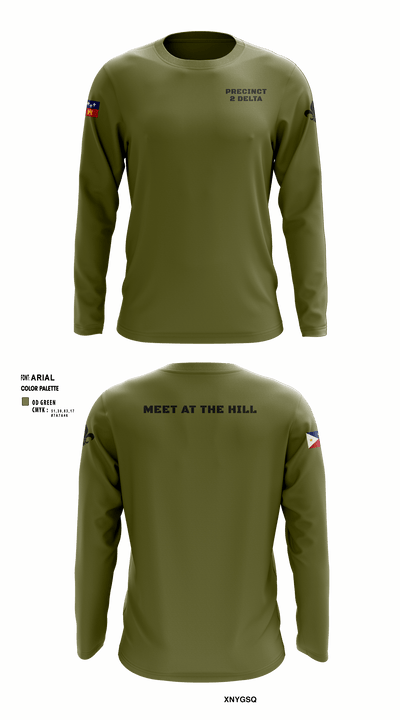 Precinct 2 Delta 41159276 Long Sleeve Performance Shirt - 2