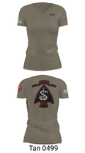 1/503 Snipers 39758046 Women's Short Sleeve V-neck Shirt - 23