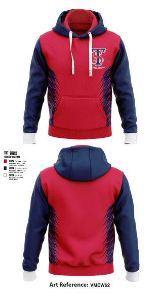 Hoodie, Terry Sanford High School Cross Country, Cross Country, Teamtime, Team time, sublimation, custom sports apparel, team uniforms, spirit wear, spiritwear, sports uniforms, custom shirts, team store, custom team store, fundraiser sports, apparel fundraiser