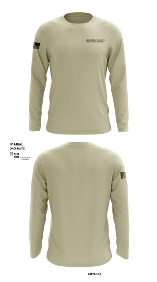 Long Sleeve Performance Shirt, Montgomery County Detention Center, Police, Teamtime, Team time, sublimation, custom sports apparel, team uniforms, spirit wear, spiritwear, sports uniforms, custom shirts, team store, custom team store, fundraiser sports, apparel fundraiser