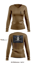 Fox Company, 2-506IN, 3rd Brigade 101st Airborne Division 65675206 Women's Long Sleeve V-neck Shirt - 1