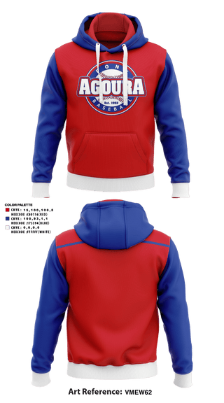 Hoodie, Agoura Pony Baseball, Baseball, Teamtime, Team time, sublimation, custom sports apparel, team uniforms, spirit wear, spiritwear, sports uniforms, custom shirts, team store, custom team store, fundraiser sports, apparel fundraiser