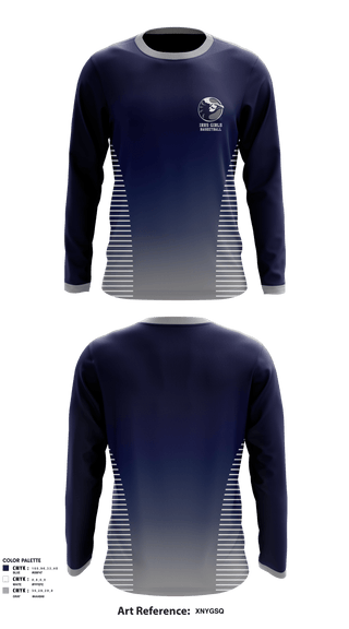 Long Sleeve Performance Shirt, IRHS Girls Basketball, Women's Basketball, Teamtime, Team time, sublimation, custom sports apparel, team uniforms, spirit wear, spiritwear, sports uniforms, custom shirts, team store, custom team store, fundraiser sports, apparel fundraiser