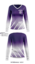 Ben Davis High School Soccer 94473738 Women's Long Sleeve V-neck Shirt - 1