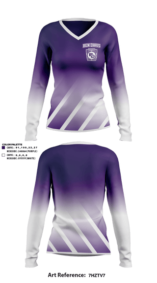Women's Long Sleeve Vneck Shirt, Ben Davis High School Soccer, Men's Soccer, Teamtime, Team time, sublimation, custom sports apparel, team uniforms, spirit wear, spiritwear, sports uniforms, custom shirts, team store, custom team store, fundraiser sports, apparel fundraiser