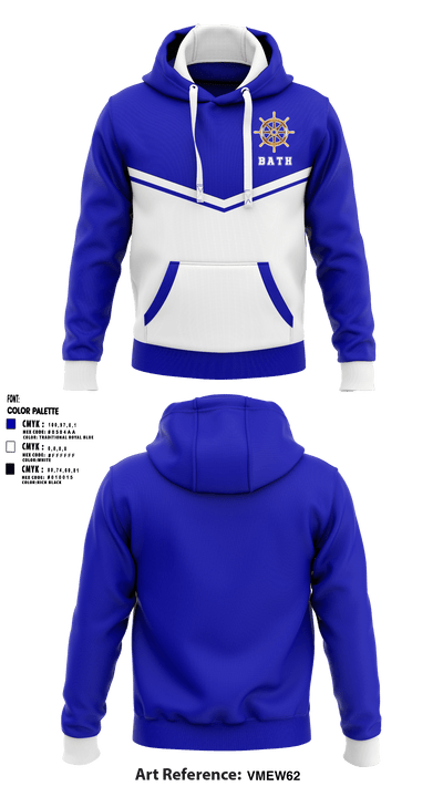 Bath Middle School 64312928 Hoodie - 49