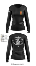 V3/7 6977202 Women's Long Sleeve V-neck Shirt - 5