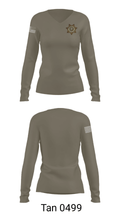 Lawrence county sheriff's department 92960361 Women's Long Sleeve V-neck Shirt - 39