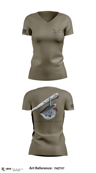 Women's Short Sleeve Vneck Shirt, 2nd PLT Baseterds, National Guard, Teamtime, Team time, sublimation, custom sports apparel, team uniforms, spirit wear, spiritwear, sports uniforms, custom shirts, team store, custom team store, fundraiser sports, apparel fundraiser