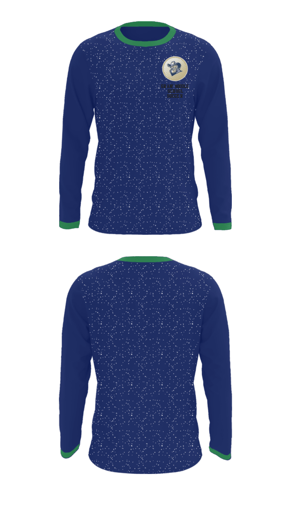 Long Sleeve Performance Shirt, Grant Middle School Soccer, Men's Soccer, Teamtime, Team time, sublimation, custom sports apparel, team uniforms, spirit wear, spiritwear, sports uniforms, custom shirts, team store, custom team store, fundraiser sports, apparel fundraiser