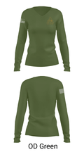 Alcorn State University ROTC 4476508 Women's Long Sleeve V-neck Shirt - 40