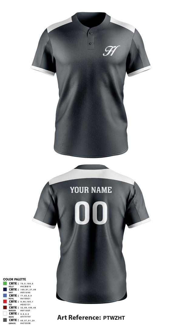 Two Button Softball Jersey, Heights Girls' Softball, Softball, Teamtime, Team time, sublimation, custom sports apparel, team uniforms, spirit wear, spiritwear, sports uniforms, custom shirts, team store, custom team store, fundraiser sports, apparel fundraiser