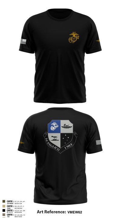 1st ANGLICO 88705849 Short Sleeve Performance Shirt - 1