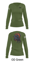 1-25AB 8360103 Women's Long Sleeve V-neck Shirt - 40