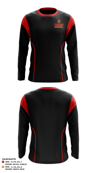 Long Sleeve Performance Shirt, North College Hill High School Basketball, Men's Basketball, Teamtime, Team time, sublimation, custom sports apparel, team uniforms, spirit wear, spiritwear, sports uniforms, custom shirts, team store, custom team store, fundraiser sports, apparel fundraiser