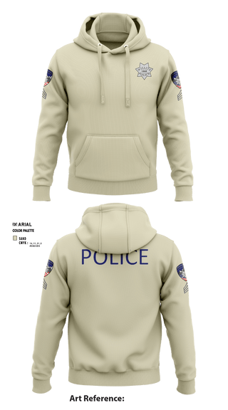 Hoodie, Willits Little Lake JRTF, Police, Teamtime, Team time, sublimation, custom sports apparel, team uniforms, spirit wear, spiritwear, sports uniforms, custom shirts, team store, custom team store, fundraiser sports, apparel fundraiser