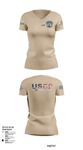 MOTOR UNIT 1828 8601121 Women's Short Sleeve V-neck Shirt - 2