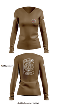 Weslaco 46016786 Women's Long Sleeve V-neck Shirt - 2