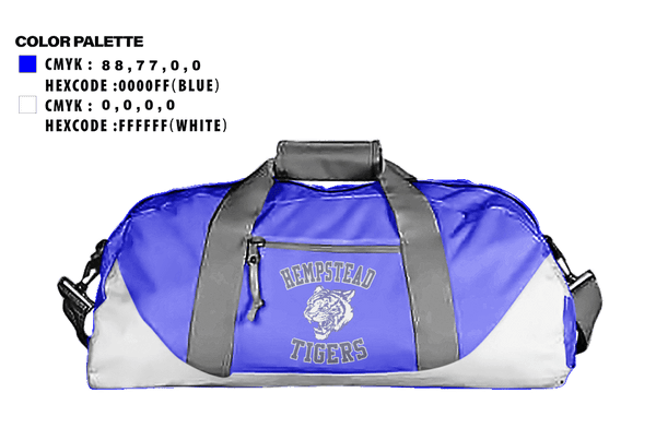 Duffle Bag, Hempstead High School Baseball, Baseball, Teamtime, Team time, sublimation, custom sports apparel, team uniforms, spirit wear, spiritwear, sports uniforms, custom shirts, team store, custom team store, fundraiser sports, apparel fundraiser
