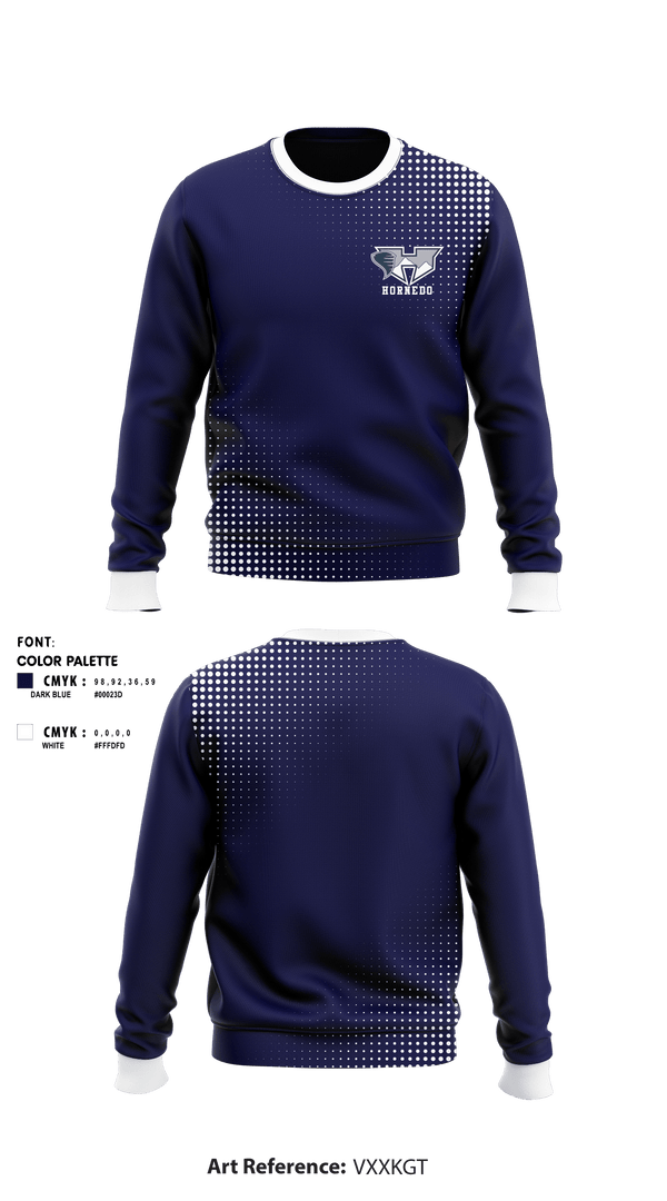 Crew Neck Sweatshirt, Hornedo Middle School Volleyball, Women's Volleyball, Teamtime, Team time, sublimation, custom sports apparel, team uniforms, spirit wear, spiritwear, sports uniforms, custom shirts, team store, custom team store, fundraiser sports, apparel fundraiser
