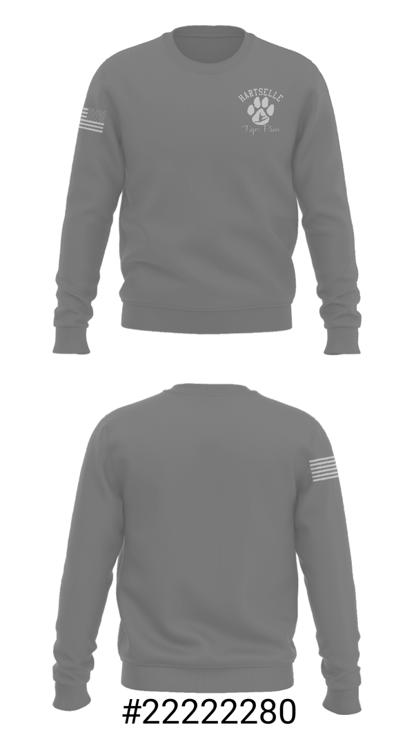 Crew Neck Sweatshirt, Hartselle High School Dance, Spirit Store, Teamtime, Team time, sublimation, custom sports apparel, team uniforms, spirit wear, spiritwear, sports uniforms, custom shirts, team store, custom team store, fundraiser sports, apparel fundraiser