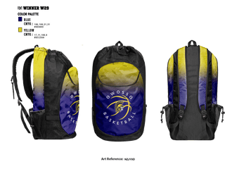 Gear Bag, Owosso High School Basketball, Men's Basketball, Teamtime, Team time, sublimation, custom sports apparel, team uniforms, spirit wear, spiritwear, sports uniforms, custom shirts, team store, custom team store, fundraiser sports, apparel fundraiser