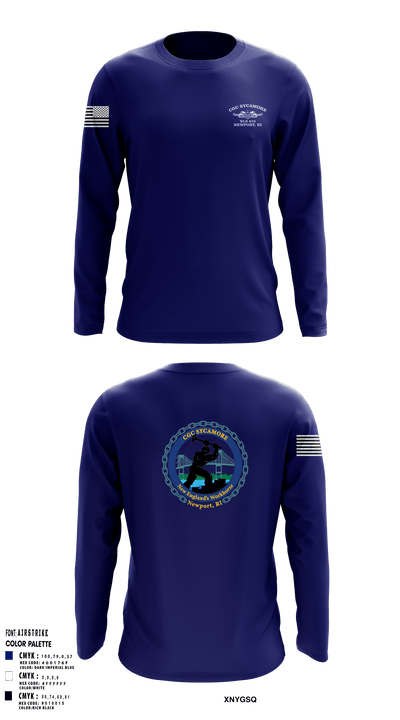 USCGC Sycamore 30451844 Long Sleeve Performance Shirt - 1