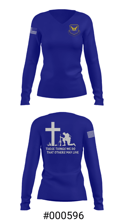 352 sow 65671516 Women's Long Sleeve V-neck Shirt - 37