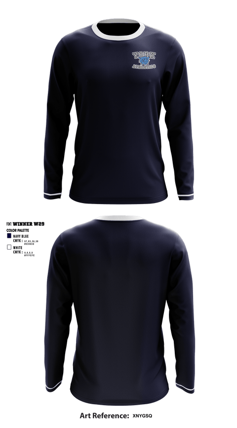 Long Sleeve Performance Shirt, York High School Volleyball, Men's Volleyball, Teamtime, Team time, sublimation, custom sports apparel, team uniforms, spirit wear, spiritwear, sports uniforms, custom shirts, team store, custom team store, fundraiser sports, apparel fundraiser