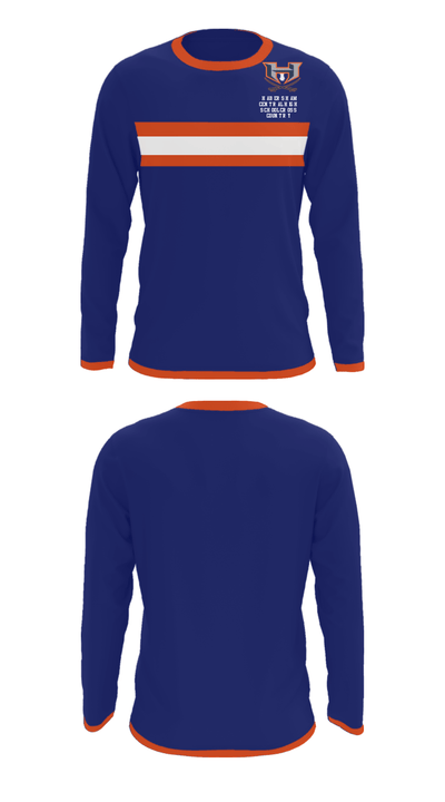 Habersham Central High School Cross Country 1890251 Long Sleeve Performance Shirt - 1