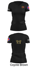 142 FA BDE Warrants 90151775 Women's Short Sleeve V-neck Shirt - 20