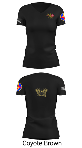Women's Short Sleeve Vneck Shirt, , National Guard, Teamtime, Team time, sublimation, custom sports apparel, team uniforms, spirit wear, spiritwear, sports uniforms, custom shirts, team store, custom team store, fundraiser sports, apparel fundraiser
