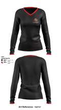 Learning Bridge 87605952 Women's Long Sleeve V-neck Shirt - 1