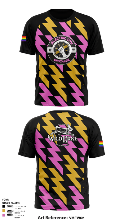 Electric city shockerz 55018985 Short Sleeve Performance Shirt - 5