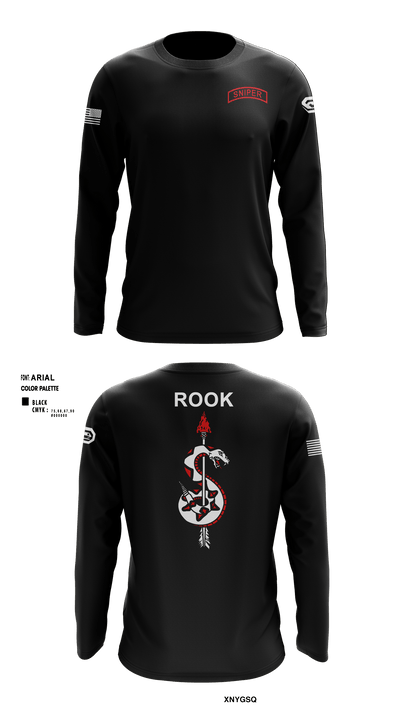 Rook 25414745 Long Sleeve Performance Shirt - 1