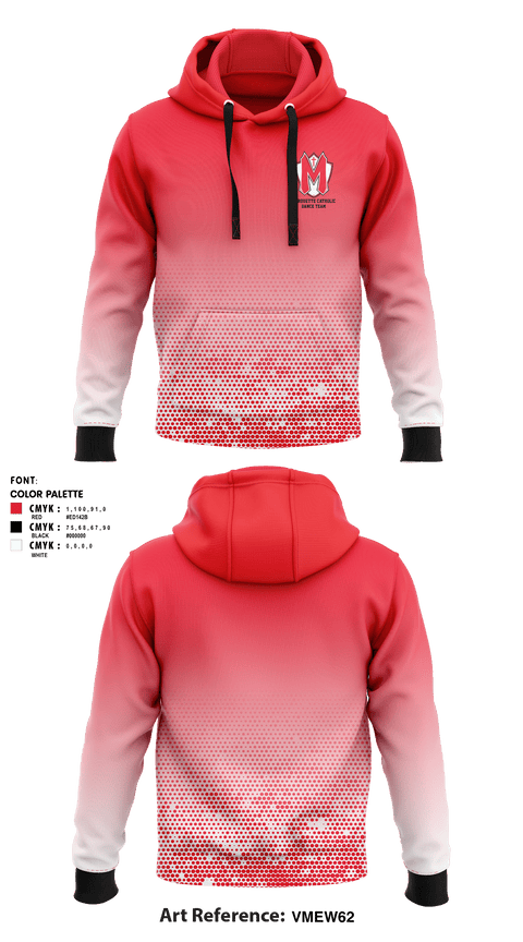 Hoodie, Marquette Catholic High School Dance, Spirit Store, Teamtime, Team time, sublimation, custom sports apparel, team uniforms, spirit wear, spiritwear, sports uniforms, custom shirts, team store, custom team store, fundraiser sports, apparel fundraiser