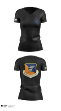 WBHS AFJROTC 46215478 Women's Short Sleeve V-neck Shirt - 1