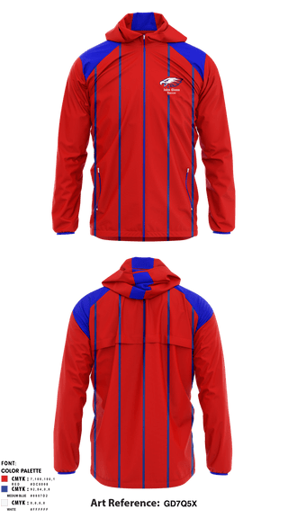 Windbreaker, John Glenn High School Soccer, Men's Soccer, Teamtime, Team time, sublimation, custom sports apparel, team uniforms, spirit wear, spiritwear, sports uniforms, custom shirts, team store, custom team store, fundraiser sports, apparel fundraiser