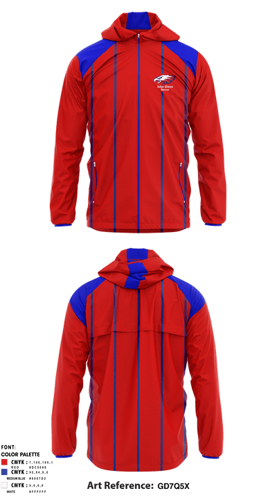 John Glenn High School Soccer 1068899 Windbreaker - 1