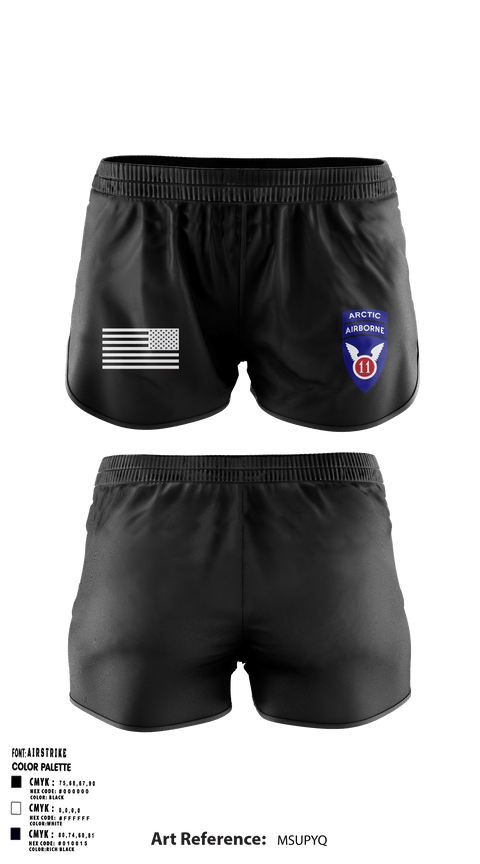 Ranger Panties, 1-501st parachute infantry, Army, Teamtime, Team time, sublimation, custom sports apparel, team uniforms, spirit wear, spiritwear, sports uniforms, custom shirts, team store, custom team store, fundraiser sports, apparel fundraiser