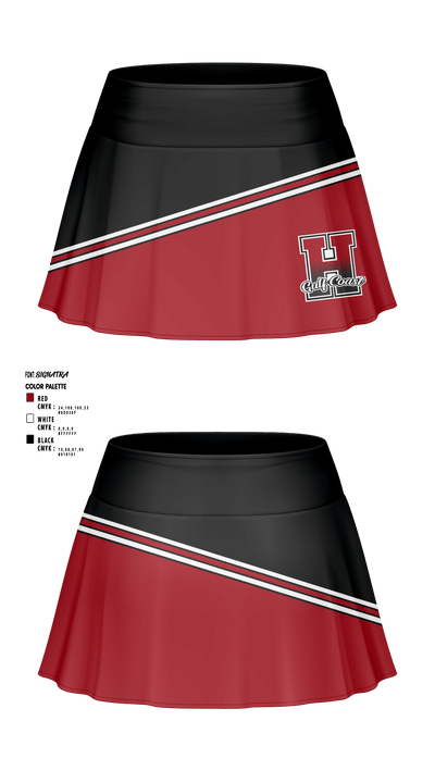 Gulf Coast Heat Cheer 61214724 Skort - 4